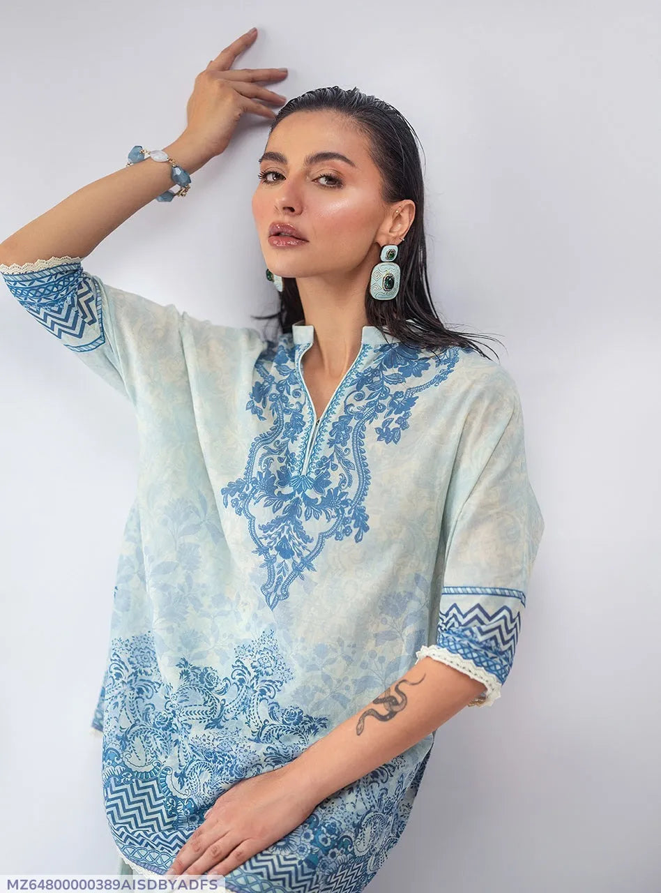 Digital Print Lawn Shirt & Trouser Set