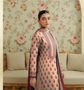 Peach Printed Lawn 3Pcs
