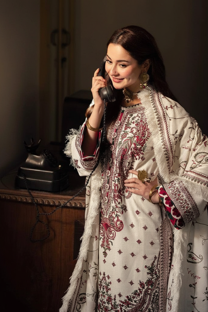 Embroidered Lawn 3Pcs