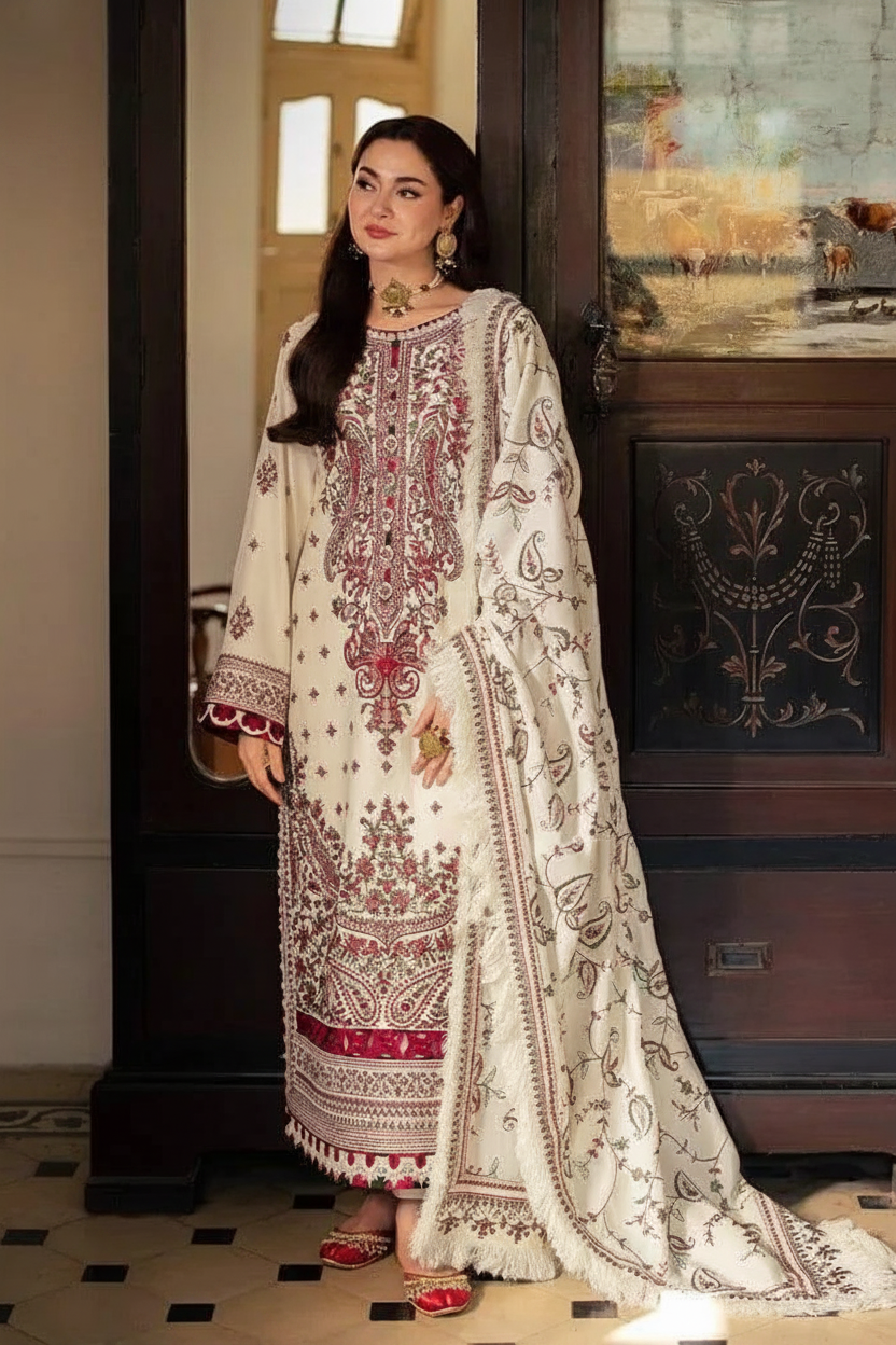 Embroidered Lawn 3Pcs