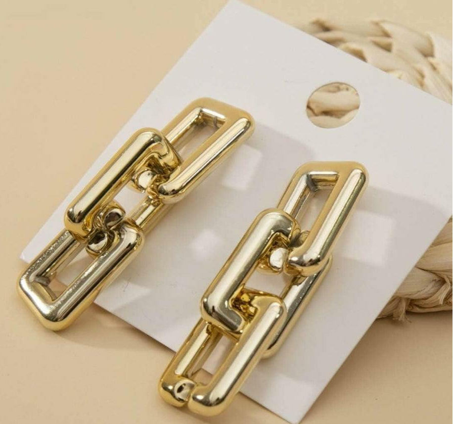 Golden Chain Earrings