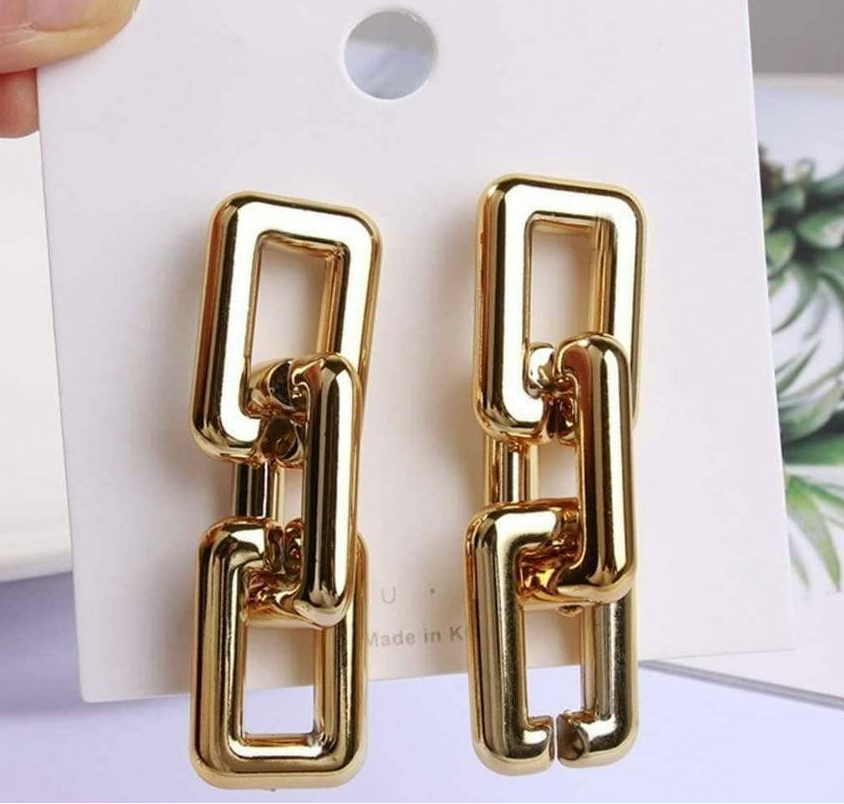 Golden Chain Earrings